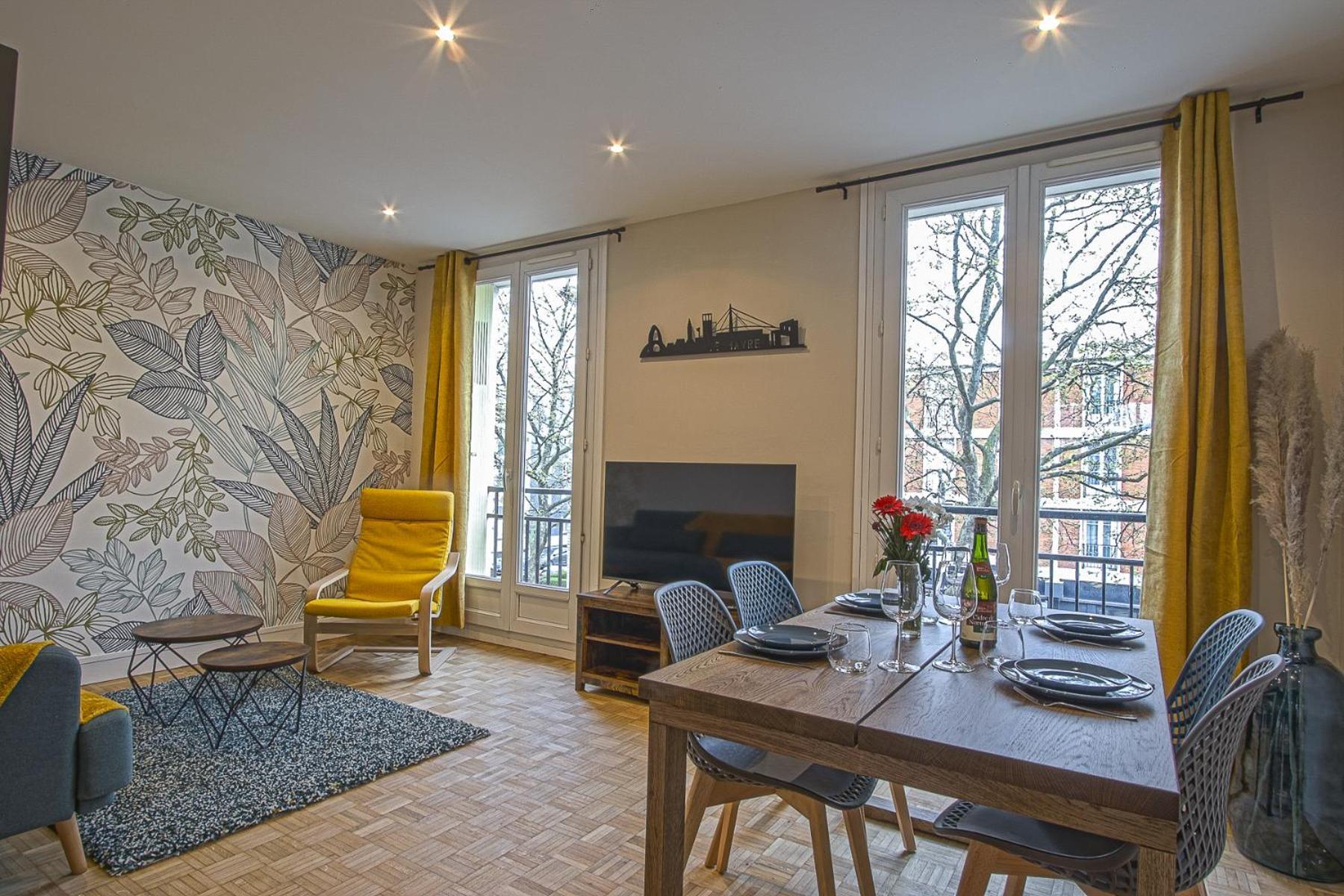 L'Escapade Oceane, Appartement Avec Parking Le Havre Buitenkant foto